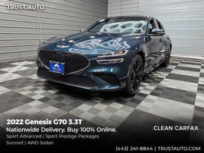 Used 2022 Genesis G70 3.3T w/ Sport Prestige Package