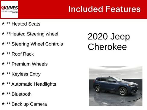 Used 2020 Jeep Cherokee Latitude Plus w/ Cold Weather Group AWD/4WD image 5