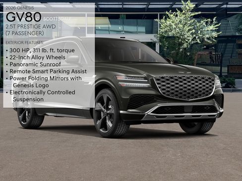 New 2026 Genesis GV80 2.5T Prestige AWD/4WD image 3