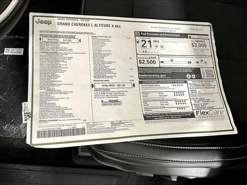 New 2025 Jeep Grand Cherokee L Altitude image 13