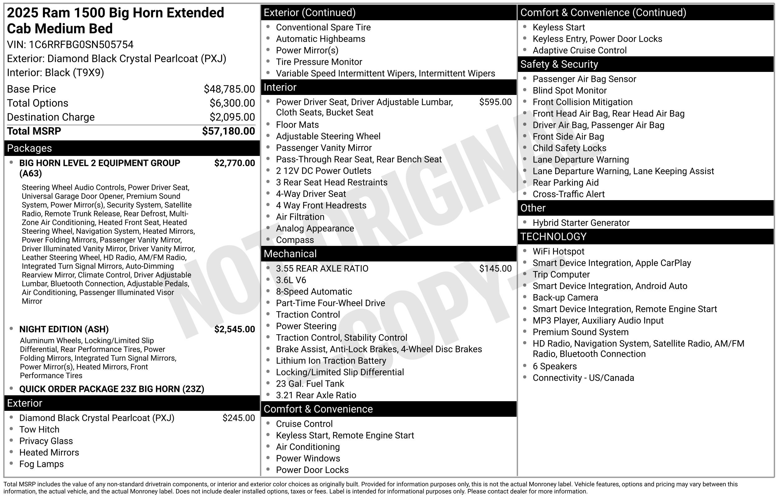 Used 2025 RAM 1500 Big Horn AWD/4WD image 2