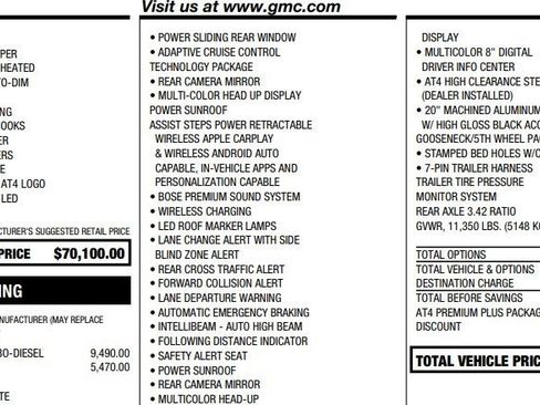 Certified 2024 GMC Sierra 2500 AT4 w/ AT4 Premium Plus Package image 2