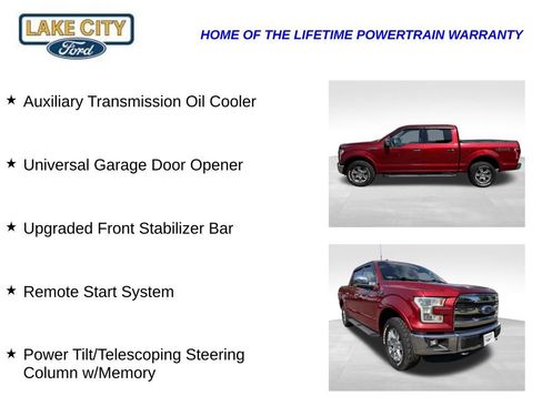 Used 2015 Ford F150 Lariat w/ Equipment Group 502A Luxury AWD/4WD image 11