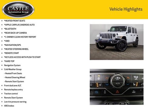 Used 2022 Jeep Wrangler Unlimited Sahara w/ Cold Weather Group AWD/4WD image 3