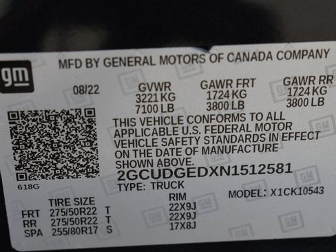 Used 2022 Chevrolet Silverado 1500 LTZ w/ Technology Package AWD/4WD image 34