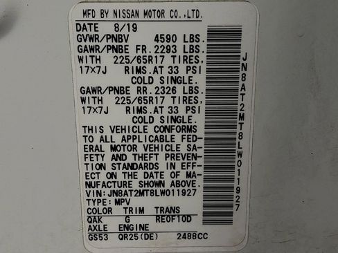 Used 2020 Nissan Rogue SV FWD image 33