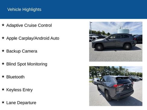 Used 2020 Toyota RAV4 LE w/ All Weather Liner Package AWD/4WD image 2