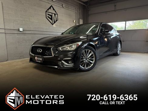 Used 2019 INFINITI Q50 Luxe w/ Essential Package (3.0T Luxe) AWD/4WD image 1