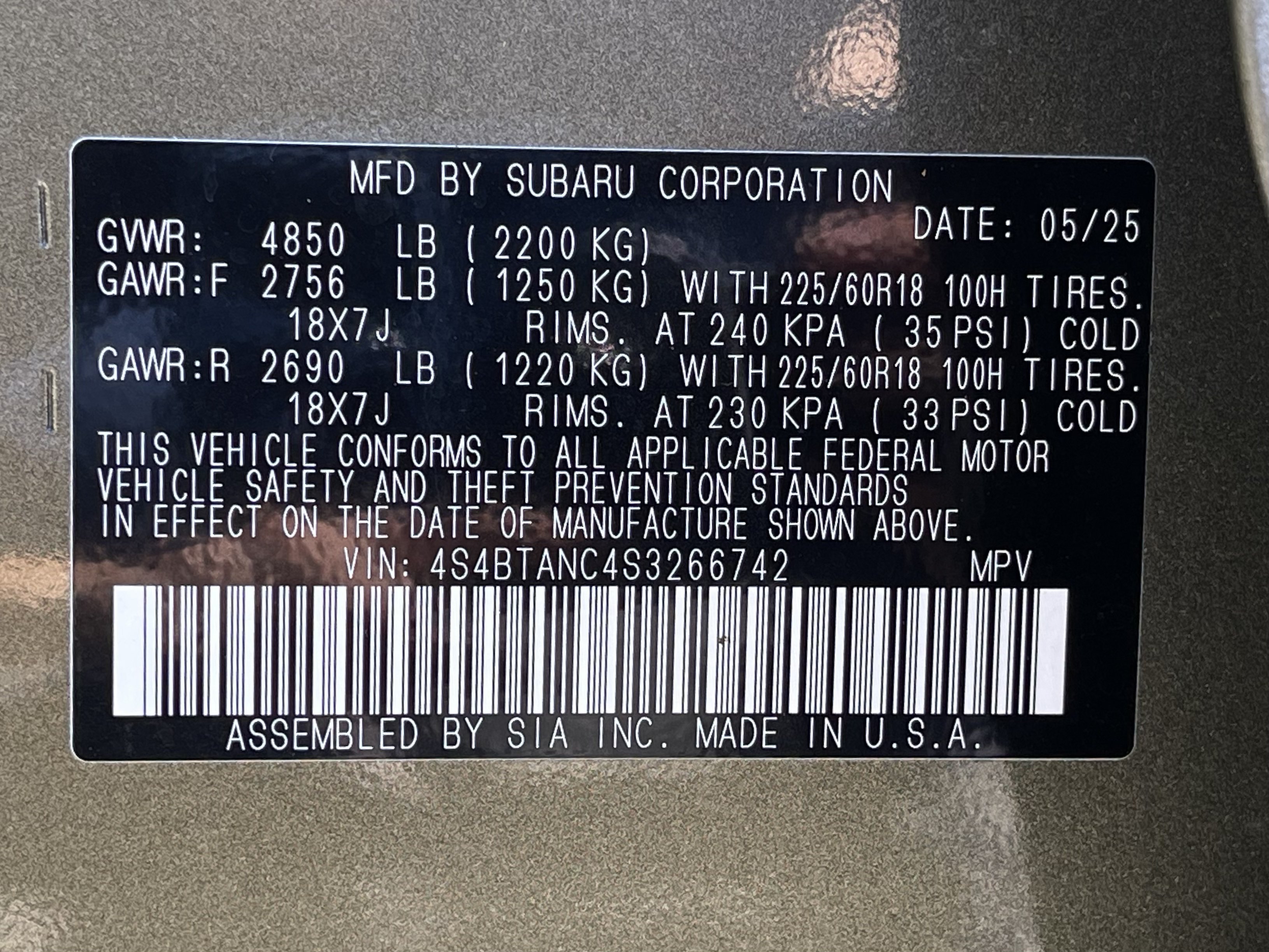 Used 2025 Subaru Outback Limited AWD/4WD image 23