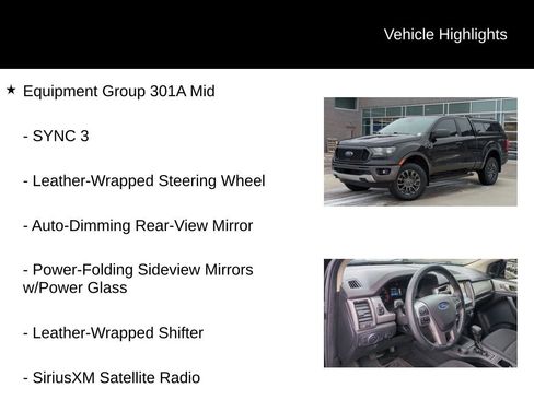 Used 2019 Ford Ranger XLT w/ Equipment Group 301A Mid image 6