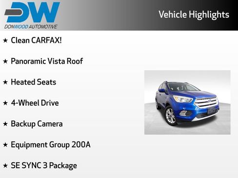 Used 2018 Ford Escape SE w/ SE Sync 3 Package AWD/4WD image 6