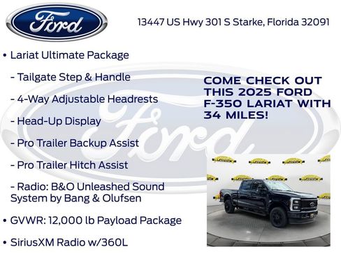 New 2025 Ford F350 Lariat w/ Lariat Ultimate Package image 30