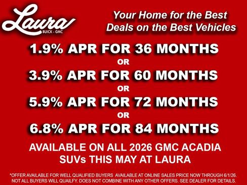 New 2026 GMC Acadia Elevation w/ Elevation Premium Package AWD/4WD image 4