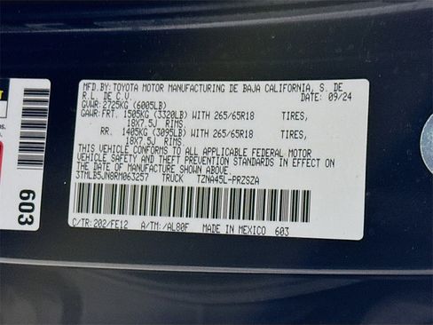 Certified 2024 Toyota Tacoma TRD Sport image 36