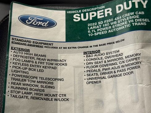 Used 2022 Ford F250 Lariat image 56