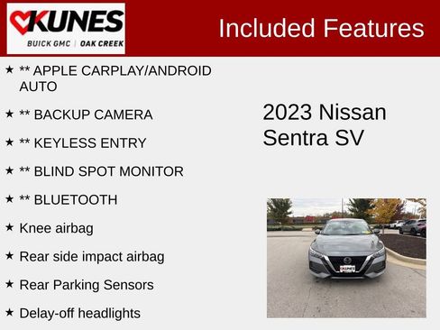 Used 2023 Nissan Sentra SV image 2
