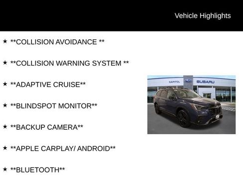 Used 2023 Subaru Ascent Onyx Edition Limited image 6