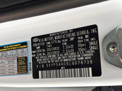 Used 2020 Kia Telluride SX FWD image 48