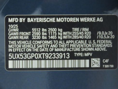 New 2026 BMW X3 xDrive30 w/ Convenience Package image 34