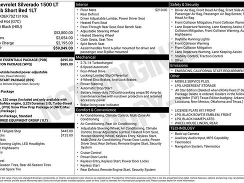 New 2025 Chevrolet Silverado 1500 LT w/ LPO, Dark Essentials Package image 5