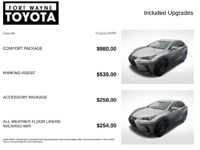 Used 2019 Lexus NX 300 AWD w/ Comfort Package image 4