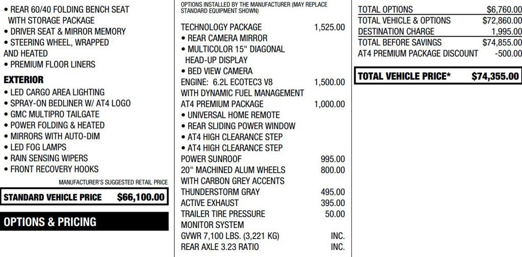 Certified 2024 GMC Sierra 1500 AT4 w/ Technology Package AWD/4WD image 2