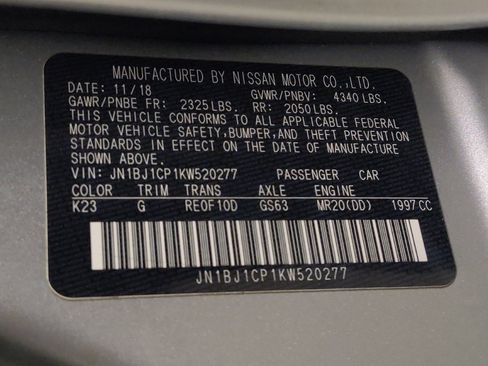 Used 2019 Nissan Rogue Sport S FWD image 33