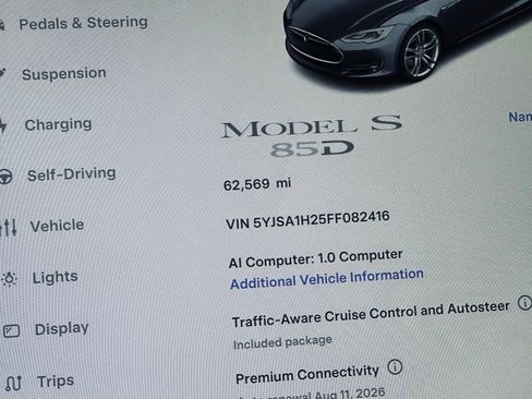 Used 2015 Tesla Model S 85D AWD/4WD image 37