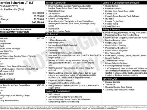 Used 2021 Chevrolet Suburban LT image 5