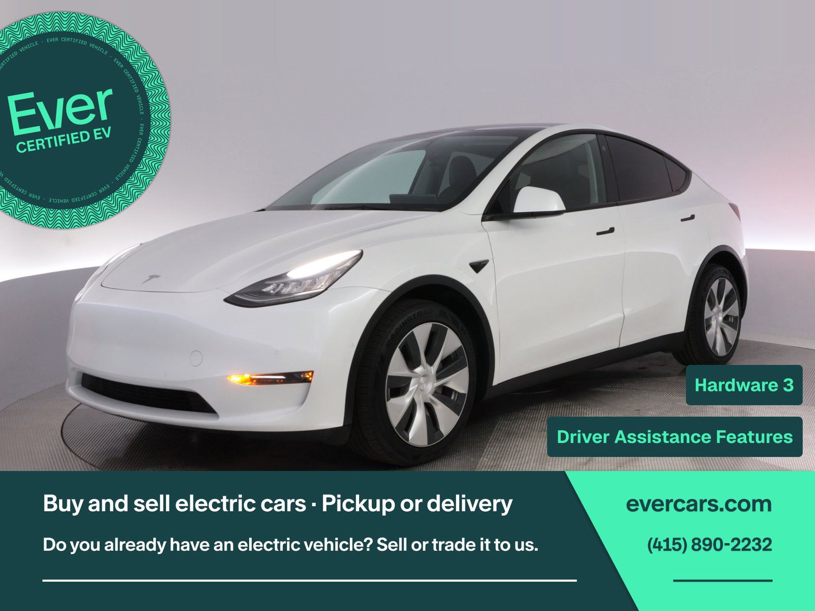 Used 2021 Tesla Model Y Long Range AWD/4WD image 1