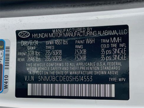 Certified 2025 Hyundai Tucson SEL AWD/4WD image 34
