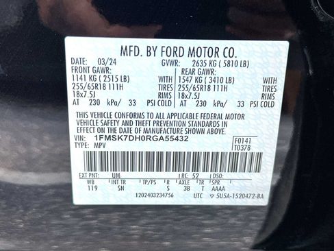 Used 2024 Ford Explorer XLT w/ Equipment Group 202A RWD image 22