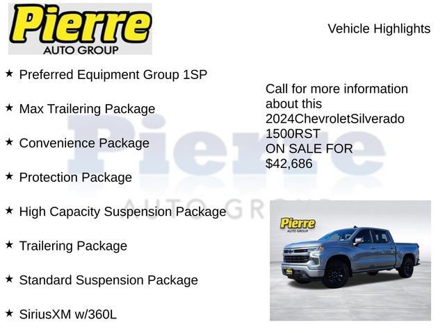Used 2024 Chevrolet Silverado 1500 RST w/ Max Trailering Package AWD/4WD image 7