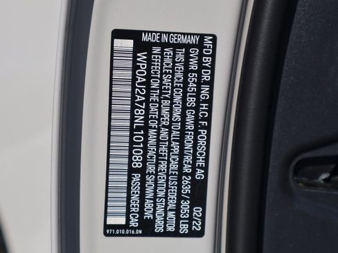 Certified 2022 Porsche Panamera Platinum Edition image 28