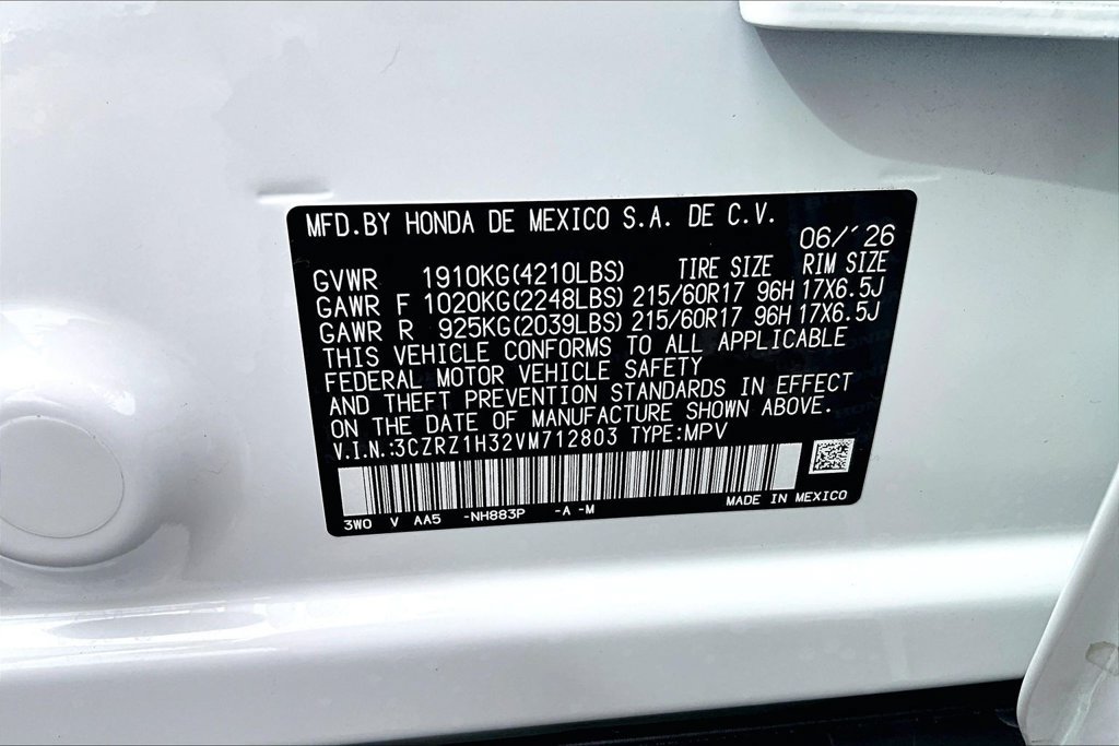 Used 2027 Honda HR-V LX image 14