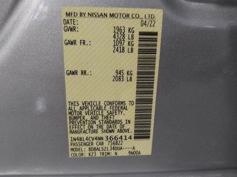 Used 2022 Nissan Altima 2.5 SR FWD image 33