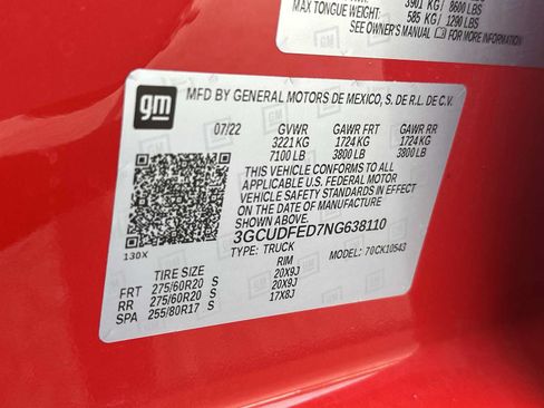 Certified 2022 Chevrolet Silverado 1500 LT Trail Boss w/ LT Trail Boss Premium Package AWD/4WD image 40