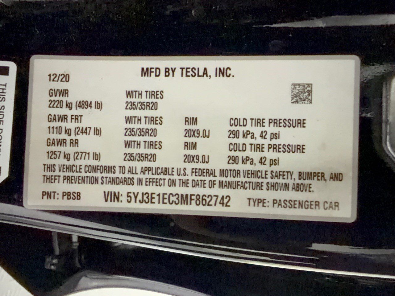 Used 2021 Tesla Model 3 Performance AWD/4WD image 31