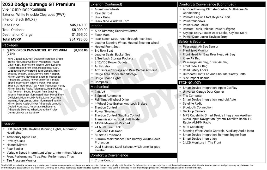 Used 2023 Dodge Durango GT AWD/4WD image 21