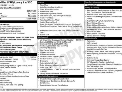 Used 2024 Cadillac Lyriq Luxury AWD/4WD image 26