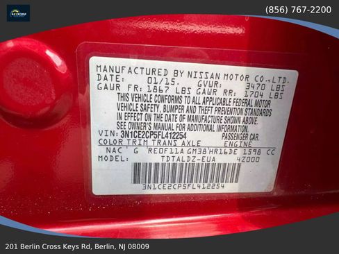 Used 2015 Nissan Versa Note SV image 29