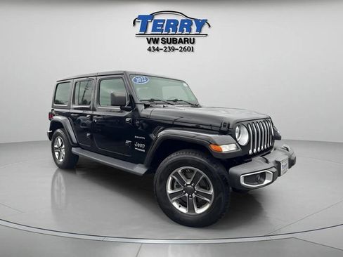 Used 2022 Jeep Wrangler Unlimited Sahara w/ Cold Weather Group image 1