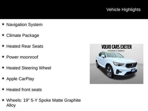 Certified 2024 Volvo XC40 B5 Plus w/ Climate Package AWD/4WD image 5