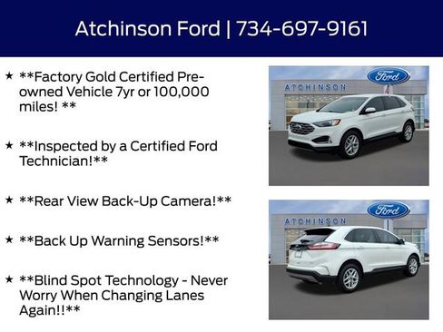 Certified 2022 Ford Edge SEL w/ Convenience Package image 4