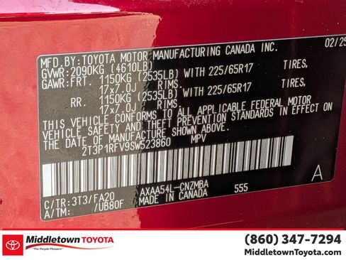 Certified 2025 Toyota RAV4 XLE AWD/4WD image 39