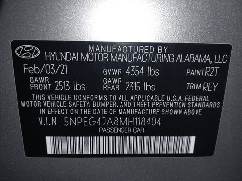 Used 2021 Hyundai Sonata SE w/ Cargo Package image 33