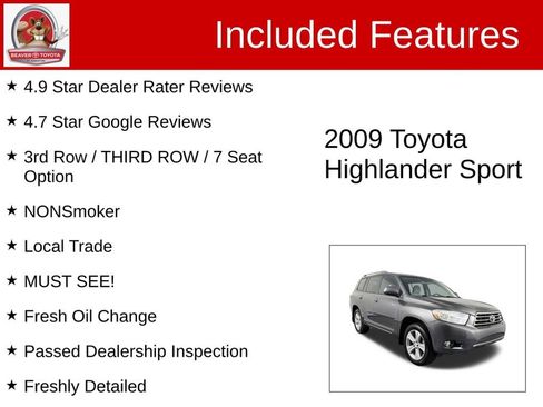 Used 2009 Toyota Highlander Sport FWD image 4