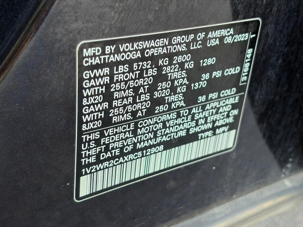 Used 2024 Volkswagen Atlas SE FWD image 23