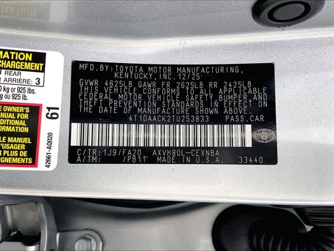 Used 2026 Toyota Camry LE FWD image 36