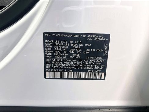 New 2026 Volkswagen Atlas Cross Sport SE FWD image 19